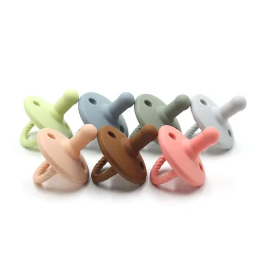 ホット販売 OEM BPA フリー幼児カスタマイズソフト歯が生えるなだめる再利用可能な安全カラフルな乳首ベビーシリコーンおしゃぶりおしゃぶり