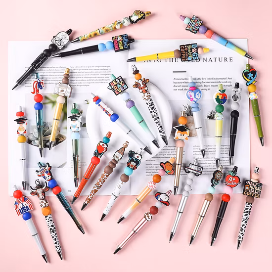 カスタムネックレスおしゃぶりチェーンブレスレットソフトベビーおしゃぶり混合シリコーンビーズ